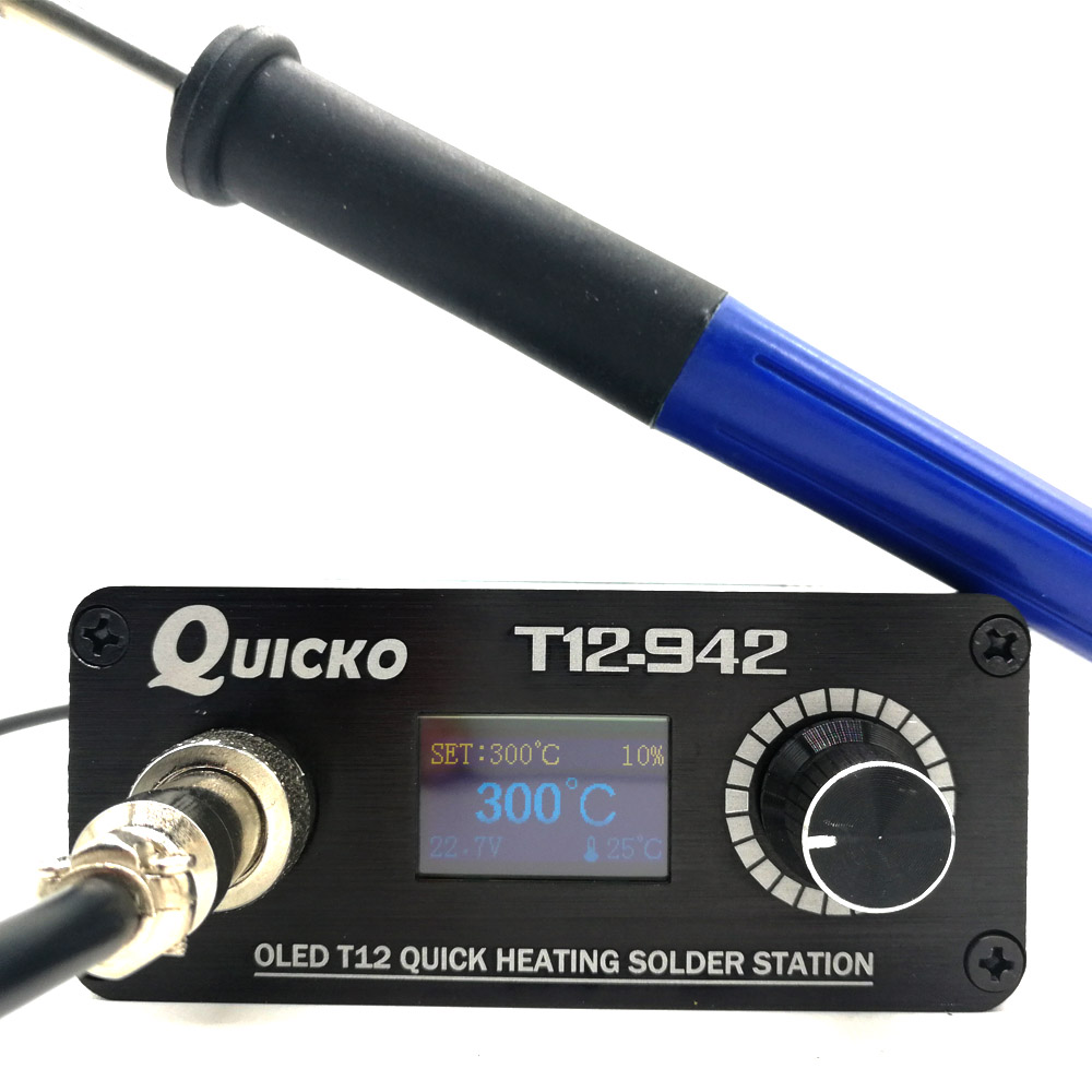 Soldering Station T12 Oled - QUICKO MINI T12 STC OLED cyfrowa