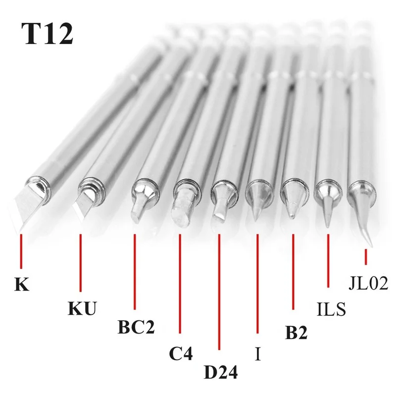 Soldering Station T12 Oled - Końcówki do lutownicy T12 seria T12