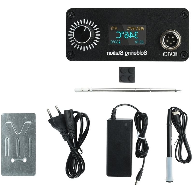 【A56X】T12 Przenośna Mini Cyfro – Soldering Station T12 Oled recenzja i cena