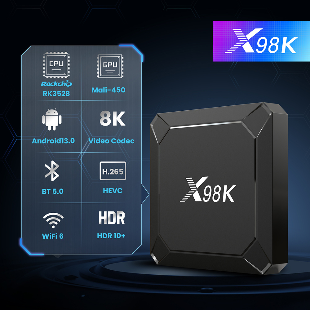 Nowy X98K Android 13 TV Box 8K – Radxa Rock 5B 16Gb recenzja i cena