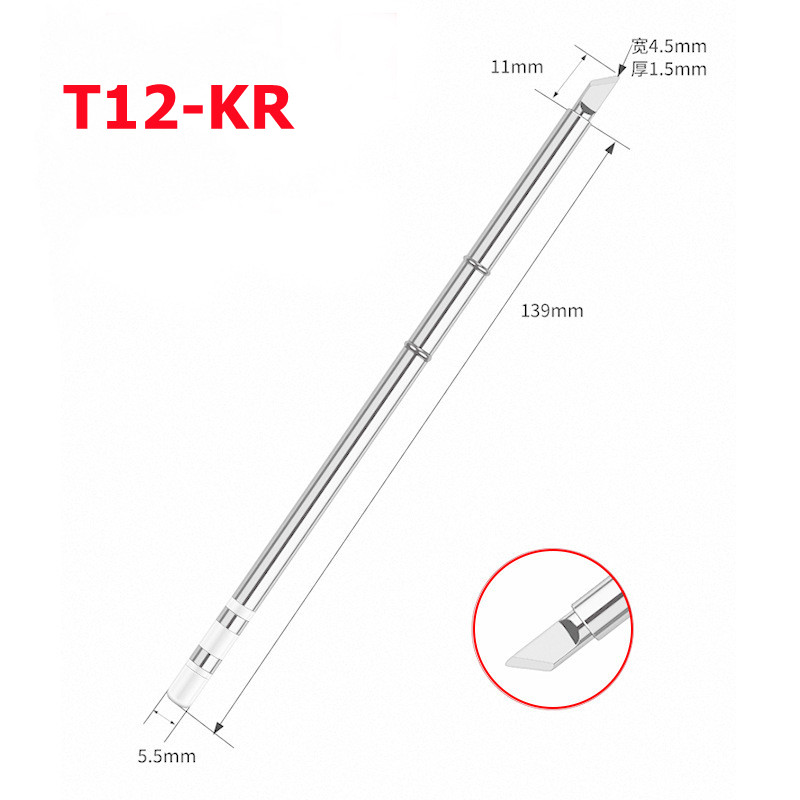 T12 groty lutownicze T12 grot  – Soldering Station T12 Oled recenzja i cena