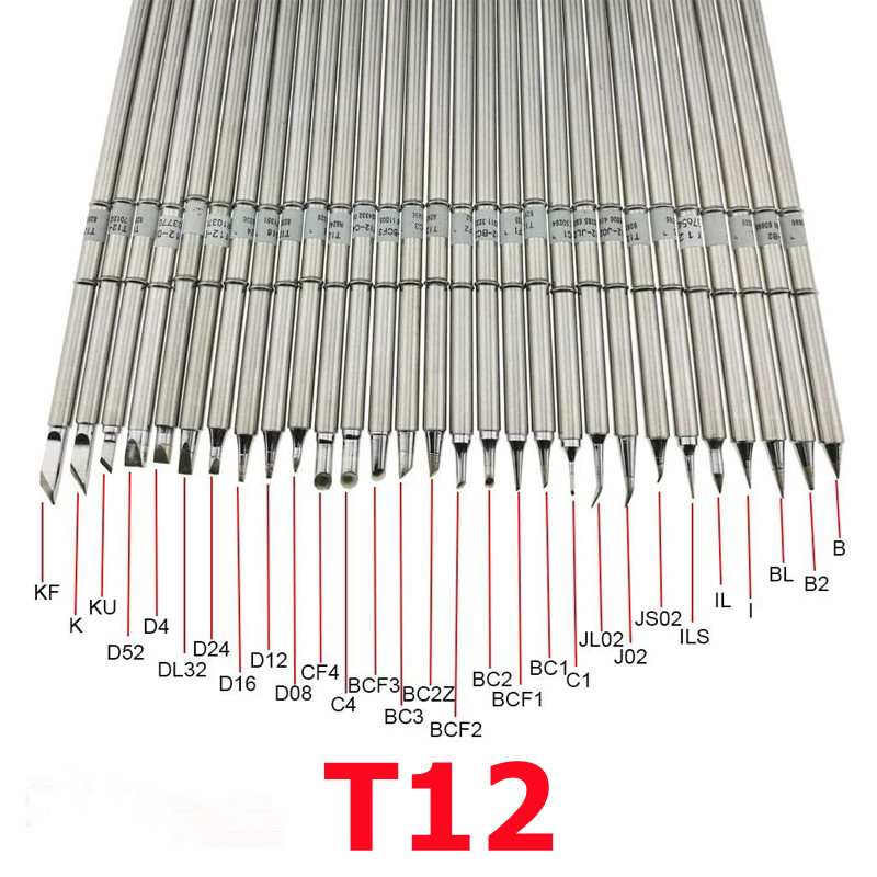 T12 groty lutownicze T12 grot  – Soldering Station T12 Oled recenzja i cena