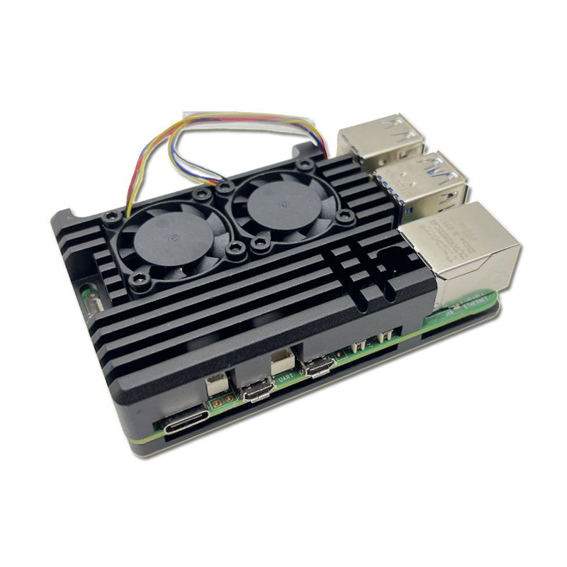 Obudowa chłodząca z podwójnym  – Raspberry Pi 5 8Gb Kit recenzja i cena