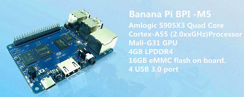 Komputer jednopłytkowy nowej g – Banana Pi Bpi-M5 recenzja i cena