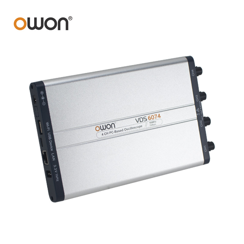 OWON VDS6074 VDS6104 Virtual P – Digital Storage Oscilloscope 100Mhz 4Ch recenzja i cena