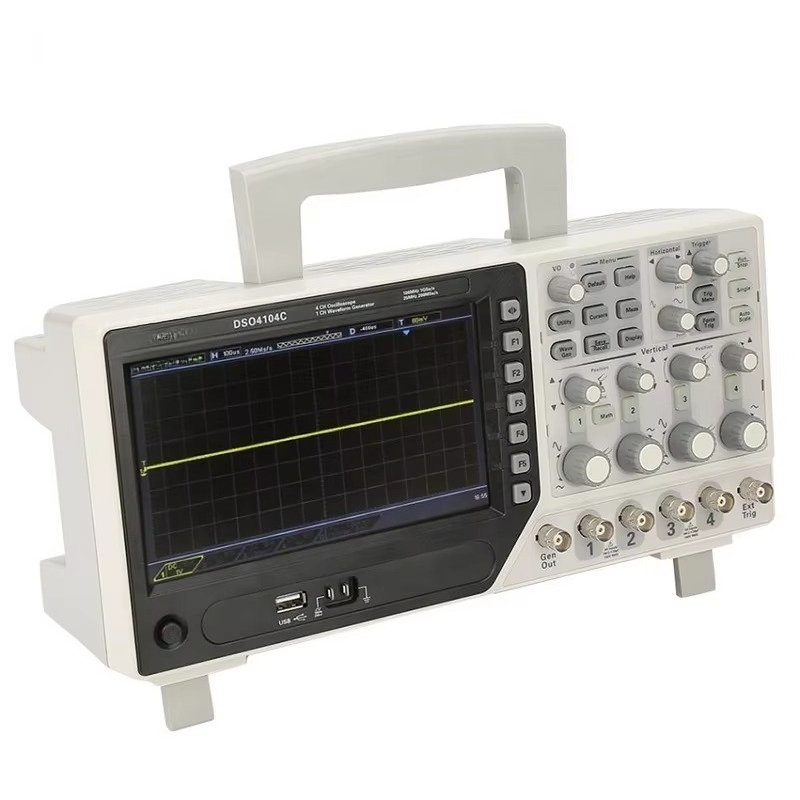 Oscyloskop cyfrowy Hantek DSO4 – Digital Storage Oscilloscope 100Mhz 4Ch recenzja i cena
