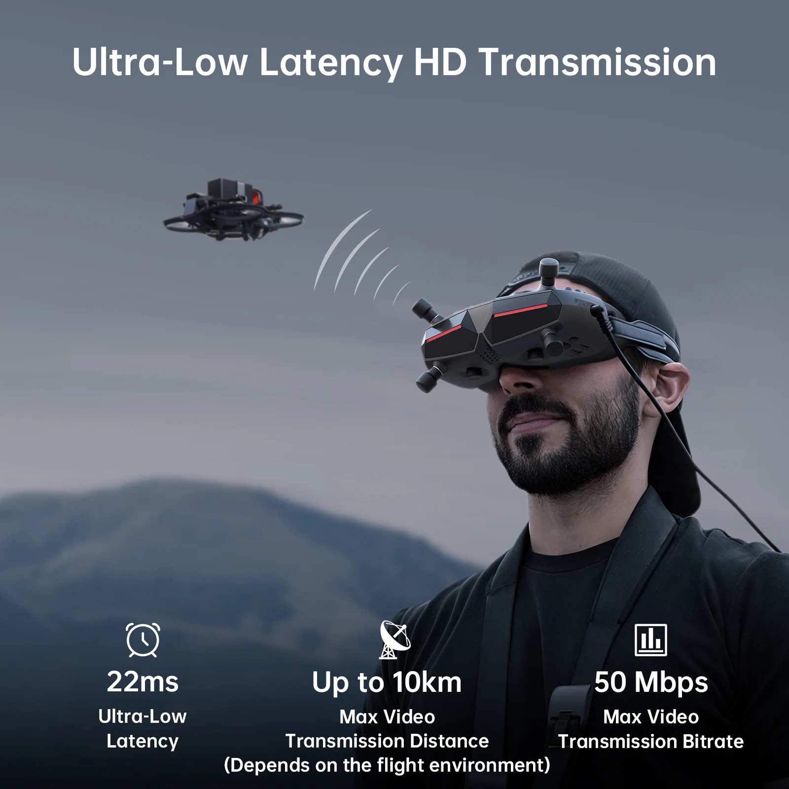Okulary FPV CADDXFPV Walksnail – Fpv Goggles Avatar Hd Receiver recenzja i cena