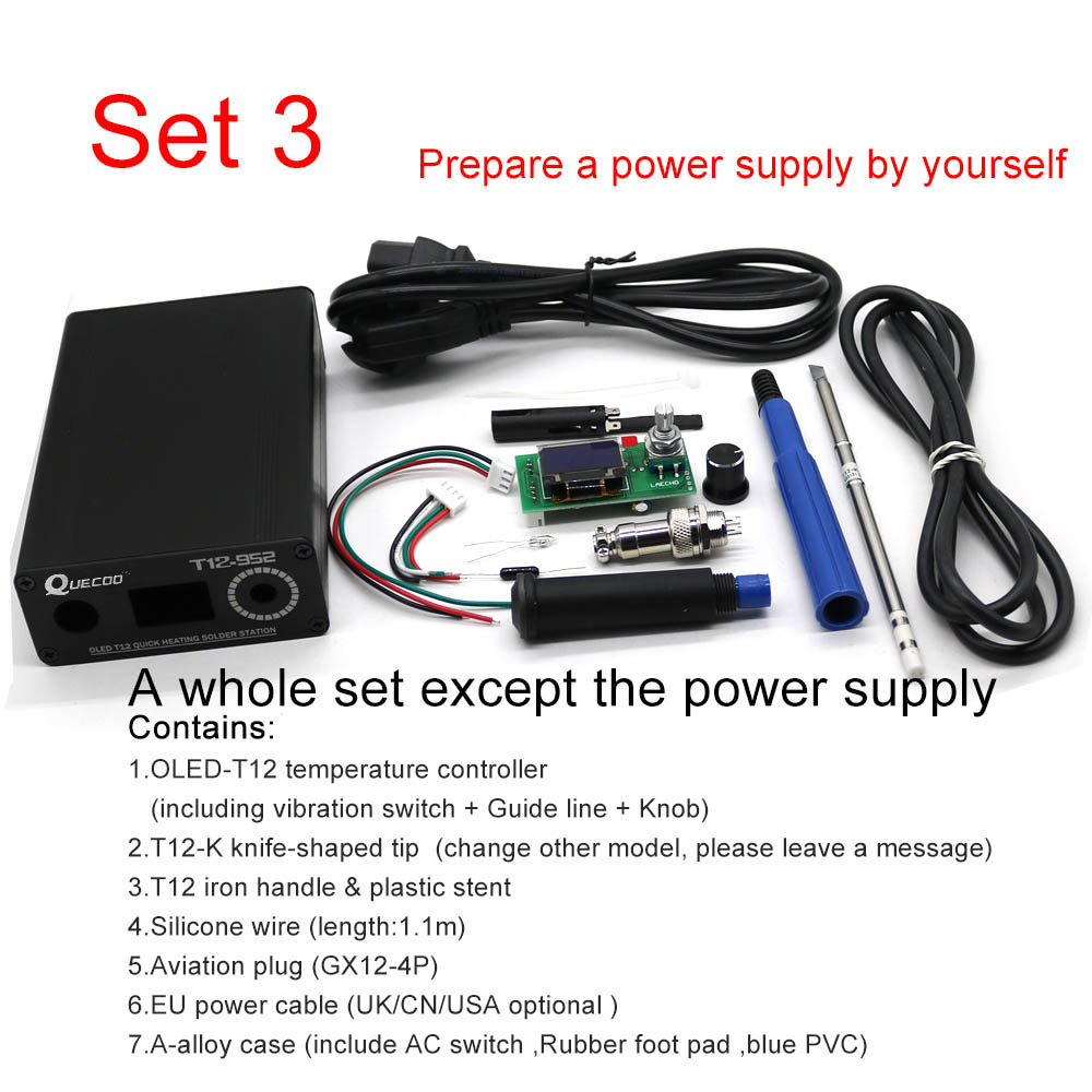 T12 STC-OLED stacja lutownicza – Soldering Station T12 Oled recenzja i cena