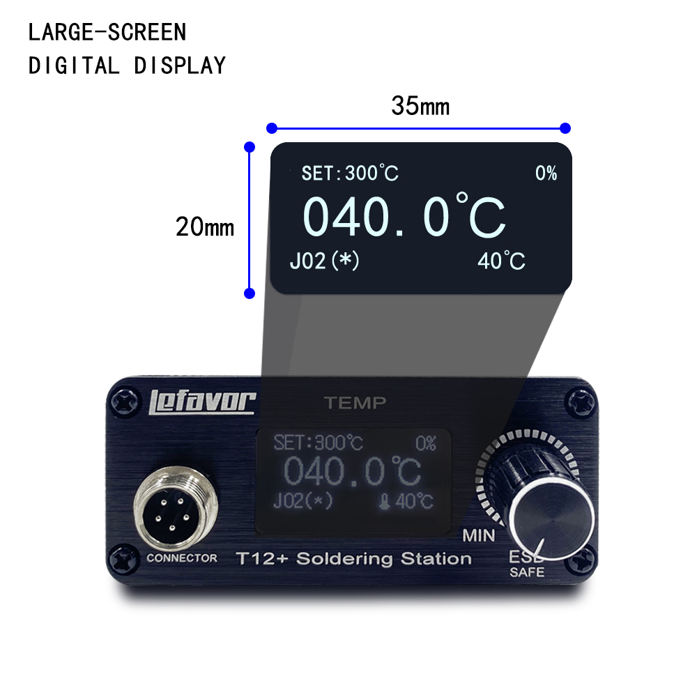 Stacja lutownicza T12+ lutowni – Soldering Station T12 Oled recenzja i cena